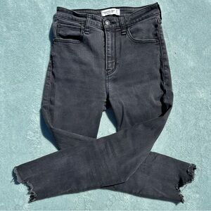 Abercrombie and Fitch the super skinny ankle high rise jean
